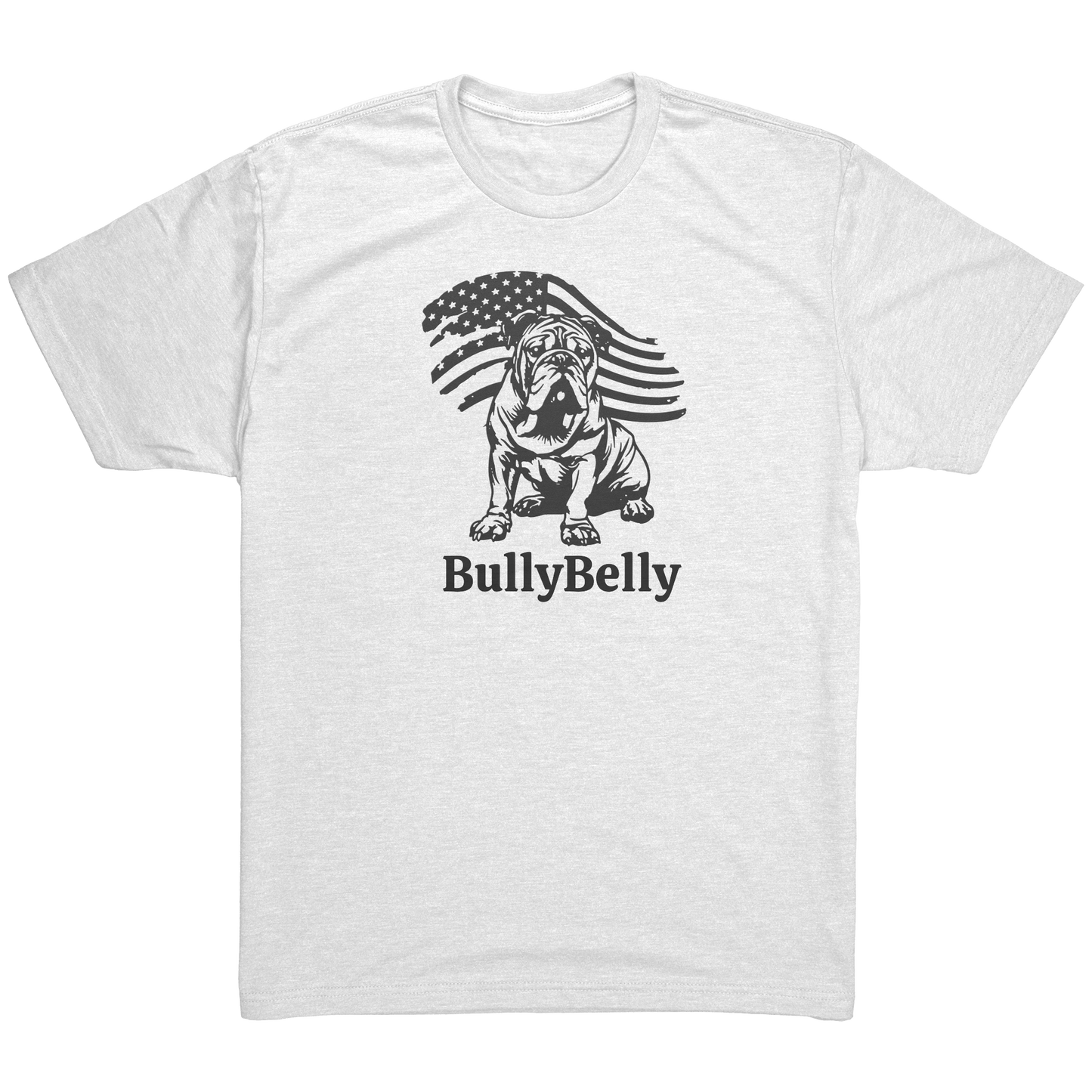 Personalized Patriotic English Bulldog Triblend T-Shirt – Premium Fit, Ultra - Soft Custom Tee - BullyBellyApparel