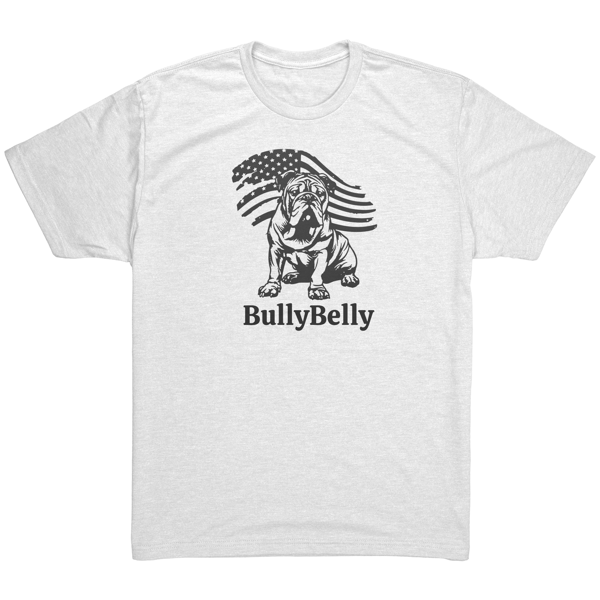 Personalized Patriotic English Bulldog Triblend T-Shirt – Premium Fit, Ultra - Soft Custom Tee - BullyBellyApparel