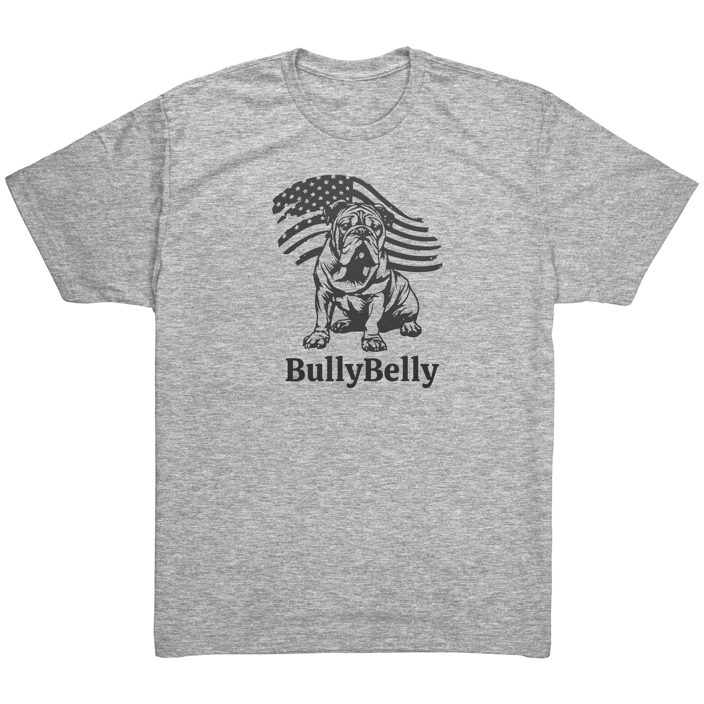 Personalized Patriotic English Bulldog Triblend T-Shirt – Premium Fit, Ultra - Soft Custom Tee - BullyBellyApparel