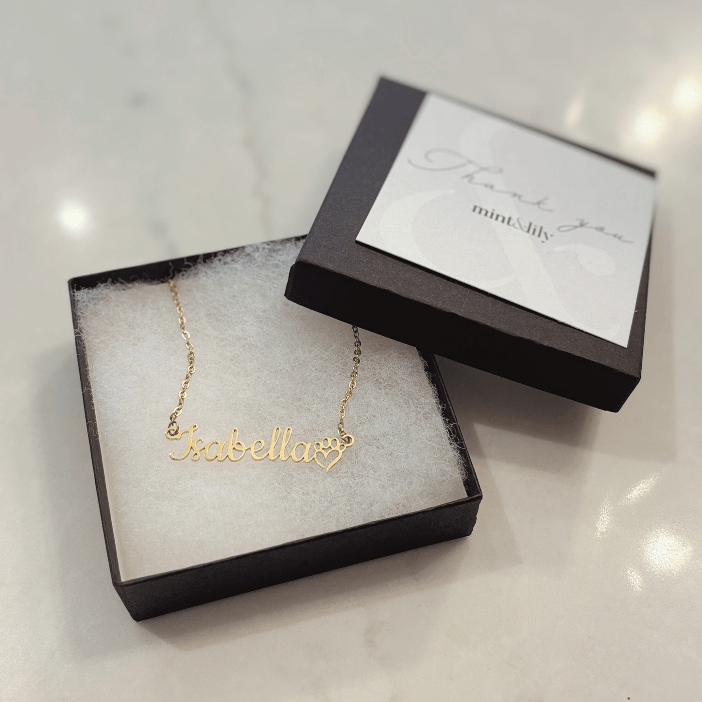 Personalized Paw Print Necklace: A Heartfelt Keepsake for Dog Moms - BullyBellyJewelry