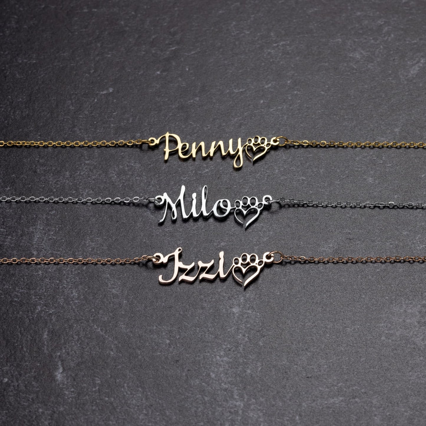 Personalized Paw Print Necklace: A Heartfelt Keepsake for Dog Moms - BullyBellyJewelry