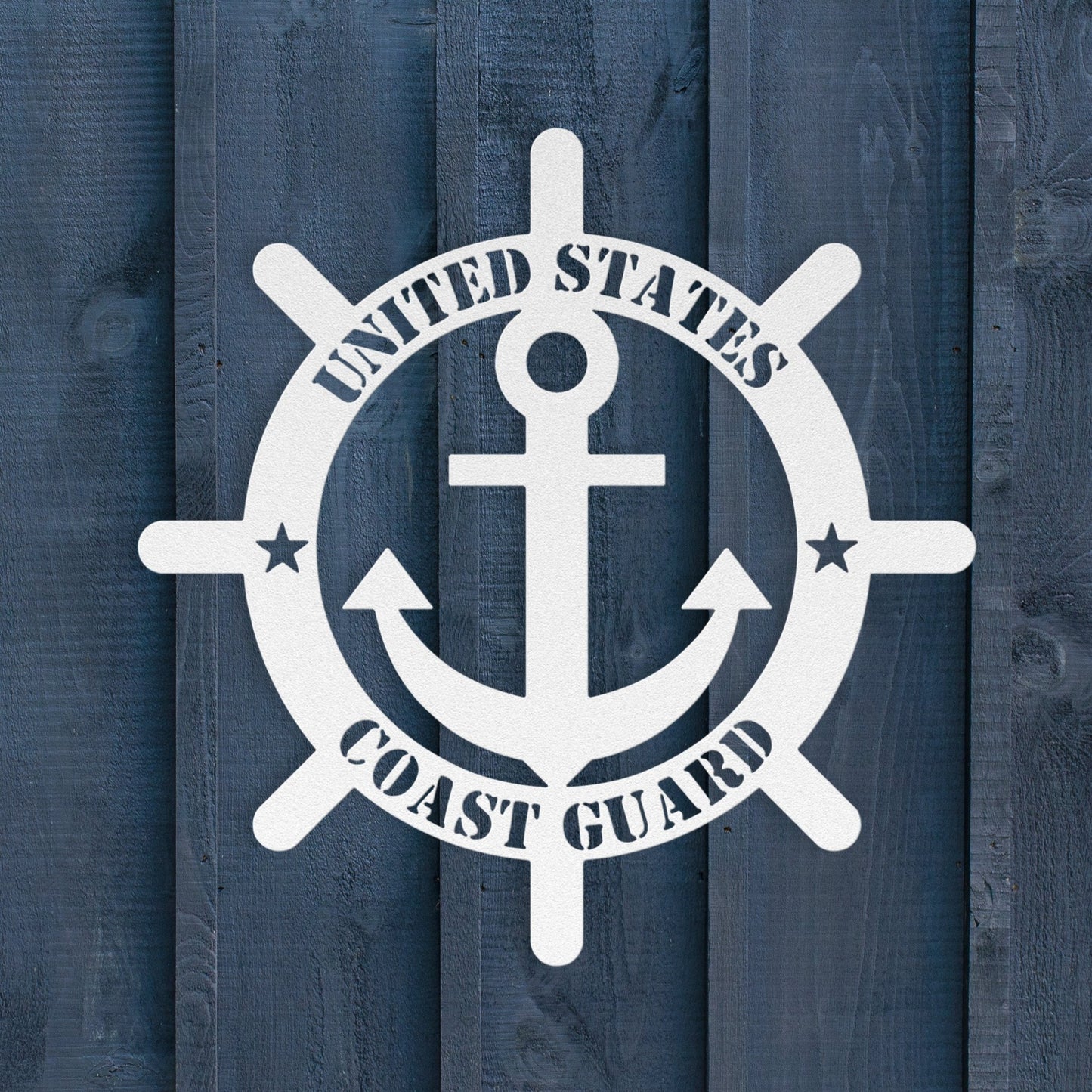 Protecting Our Shores: United States Coast Guard Metal Wall Art - BullyBellyMetal Sign