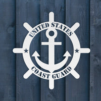Protecting Our Shores: United States Coast Guard Metal Wall Art - BullyBellyMetal Sign