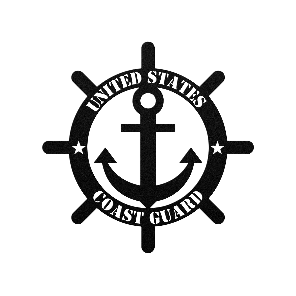 Protecting Our Shores: United States Coast Guard Metal Wall Art - BullyBellyMetal Sign