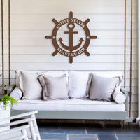Protecting Our Shores: United States Coast Guard Metal Wall Art - BullyBellyMetal Sign