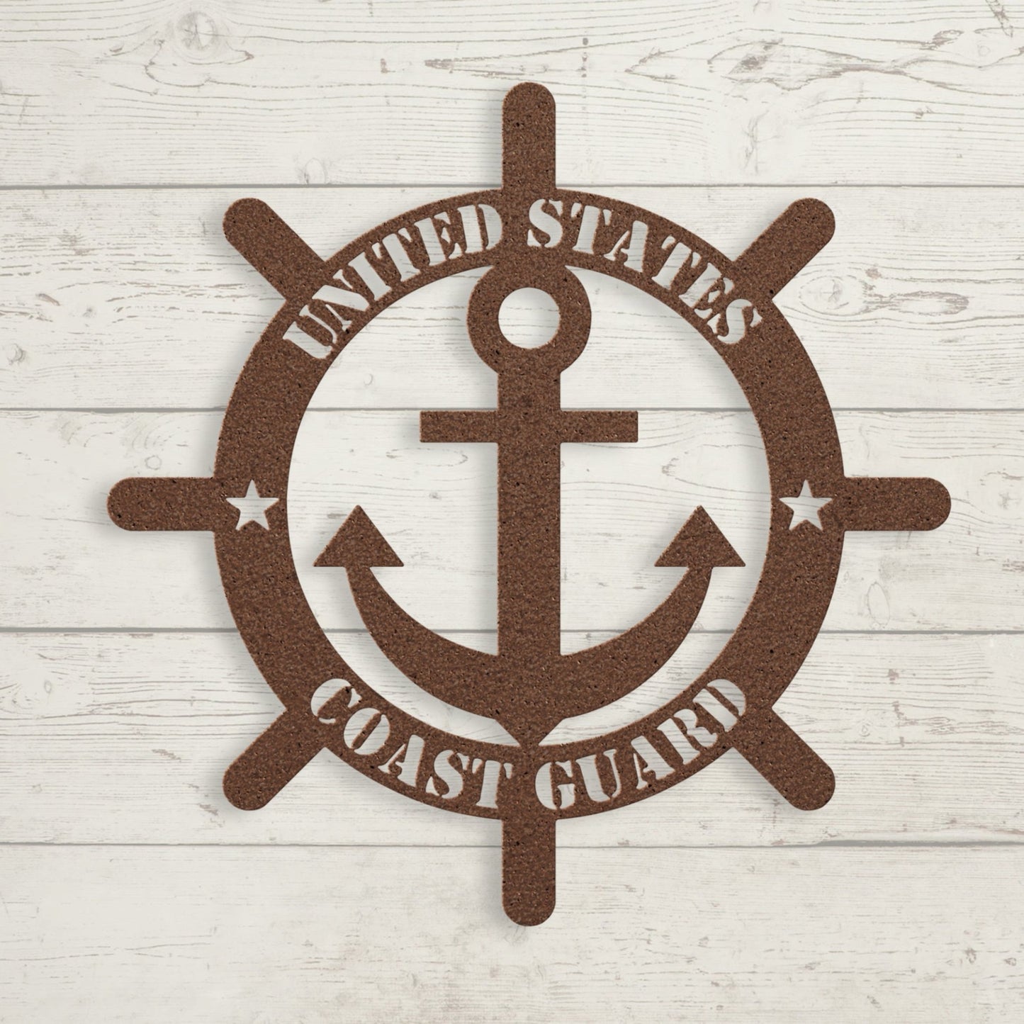 Protecting Our Shores: United States Coast Guard Metal Wall Art - BullyBellyMetal Sign