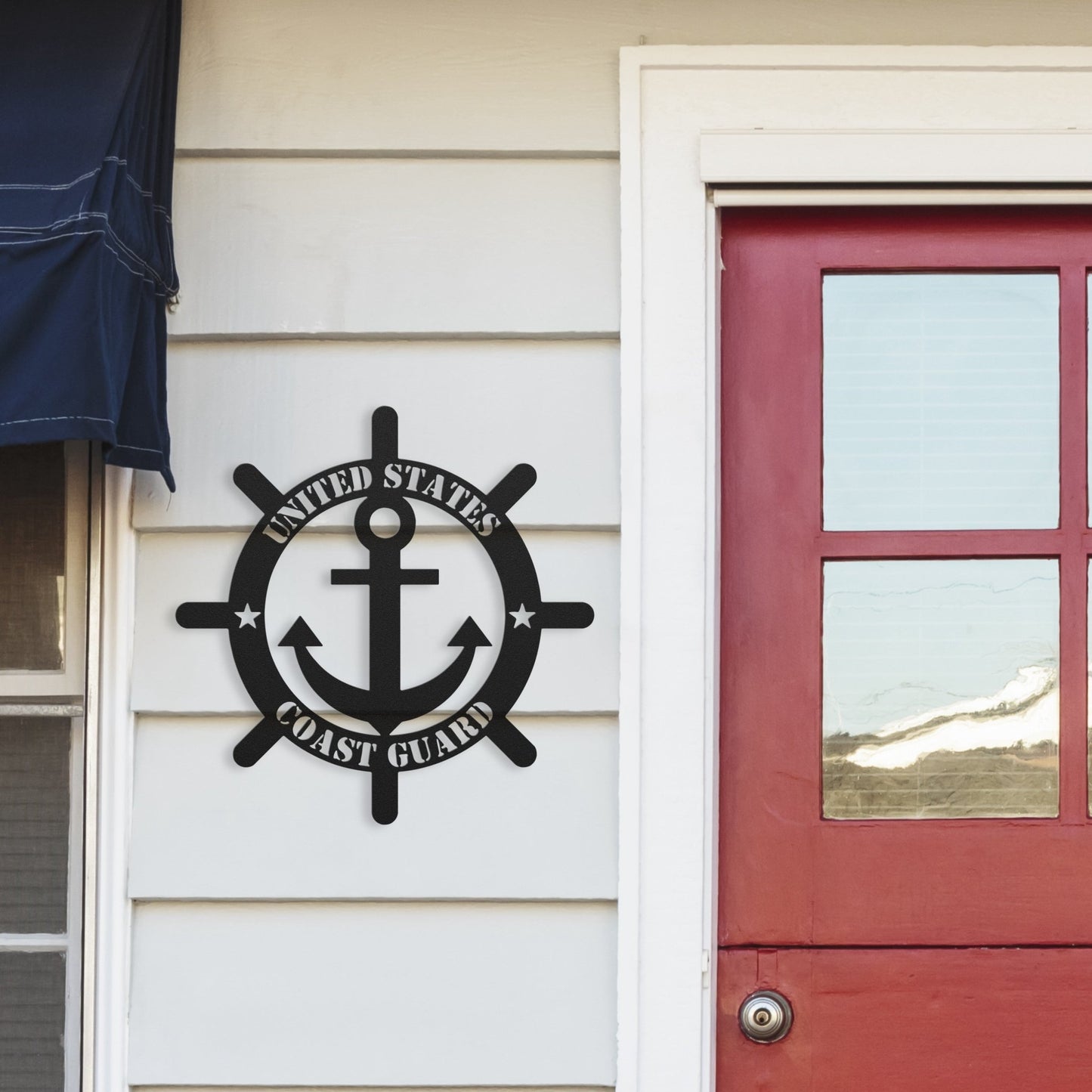 Protecting Our Shores: United States Coast Guard Metal Wall Art - BullyBellyMetal Sign