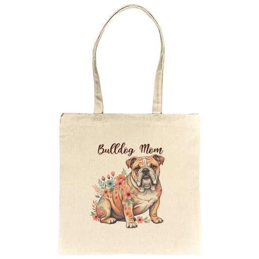 Reusable Shopping Tote Bag for Bulldog Moms - BullyBellyTote Bag