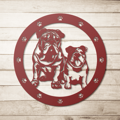 Sibling Love: Metal Wall Art - BullyBellyMetal Sign