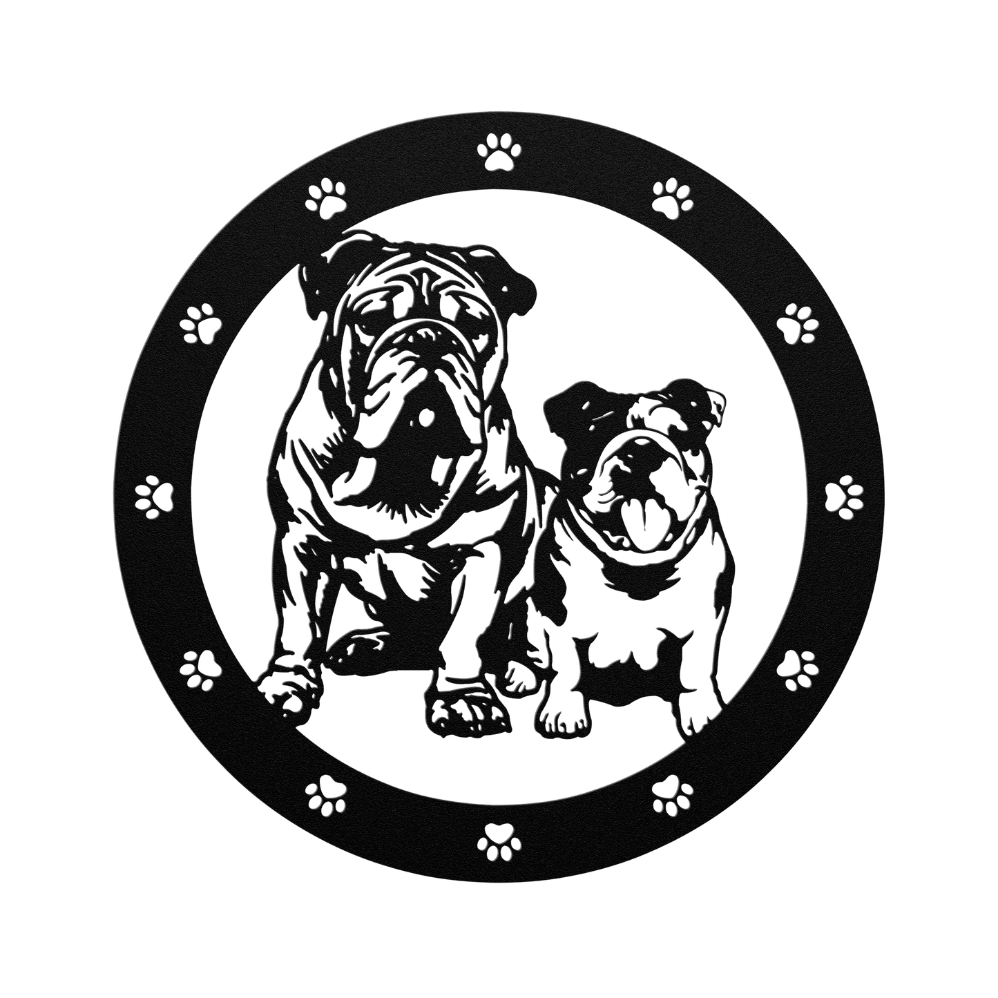 Sibling Love: Metal Wall Art - BullyBellyMetal Sign