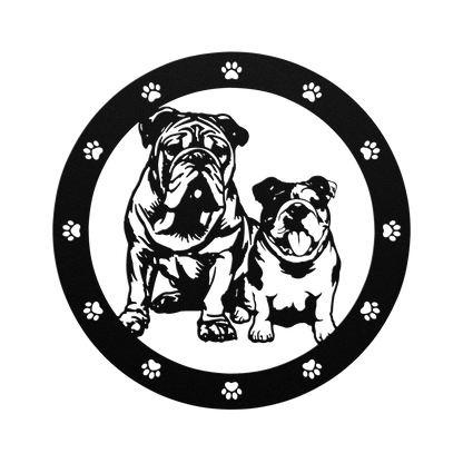 Sibling Love: Metal Wall Art - BullyBellyMetal Sign