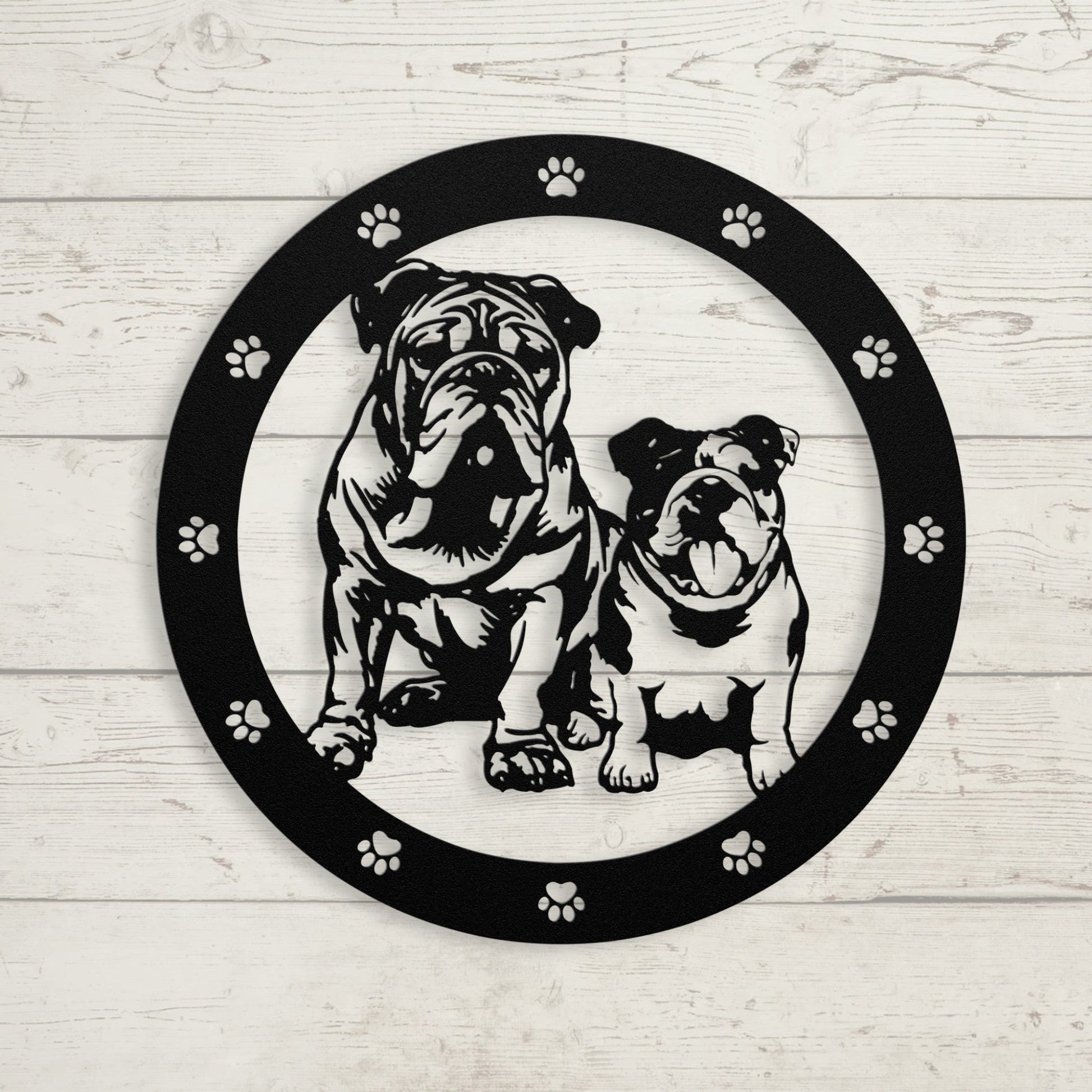 Sibling Love: Metal Wall Art - BullyBellyMetal Sign