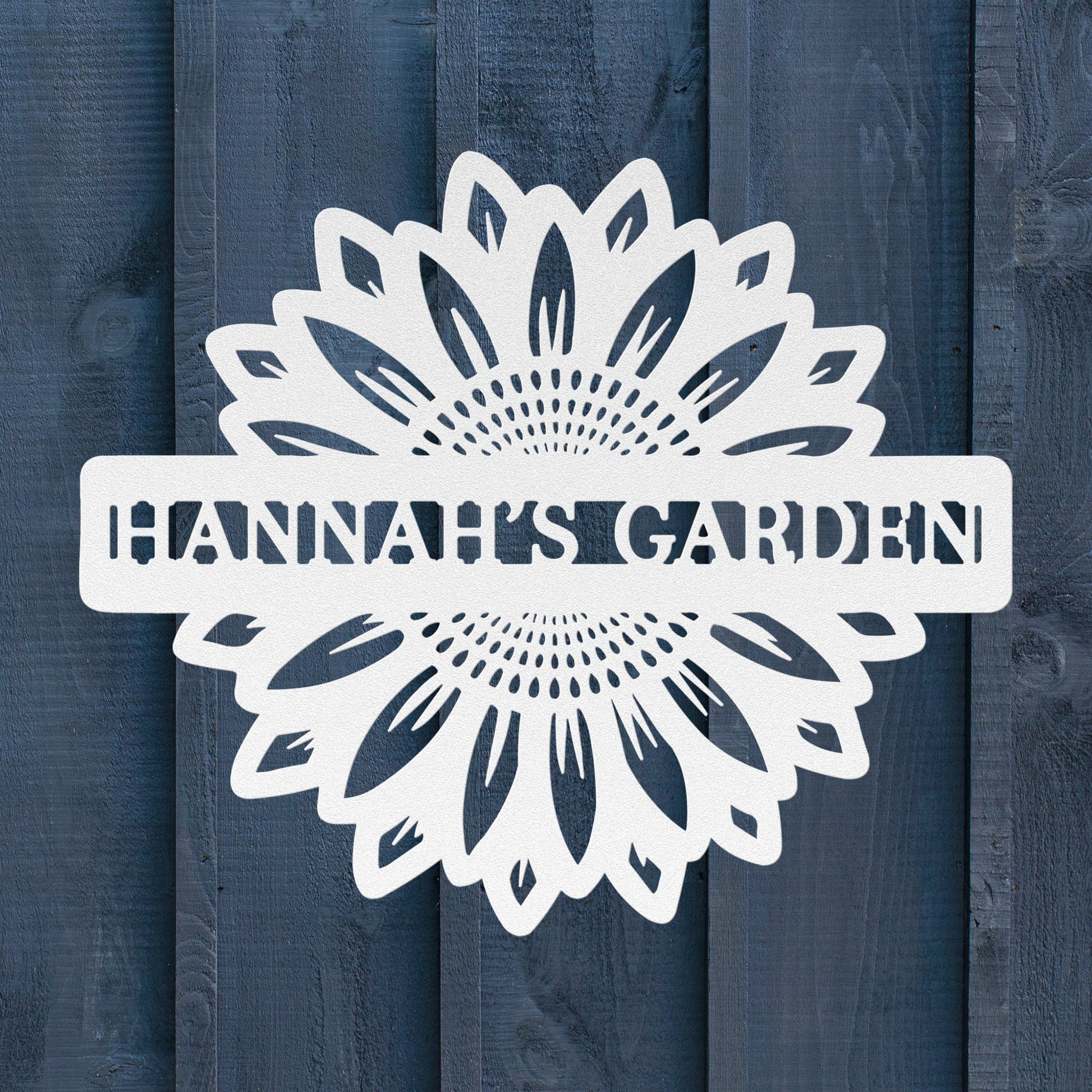 Sunflower Metal Sign – Custom Garden & Wall Art - BullyBellyMetal Sign