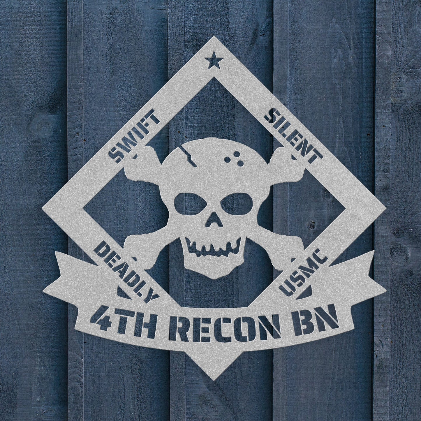 Swift - Silent - Deadly Custom Unit Metal Wall Sign - BullyBellyMetal Sign