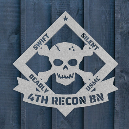 Swift - Silent - Deadly Custom Unit Metal Wall Sign - BullyBellyMetal Sign