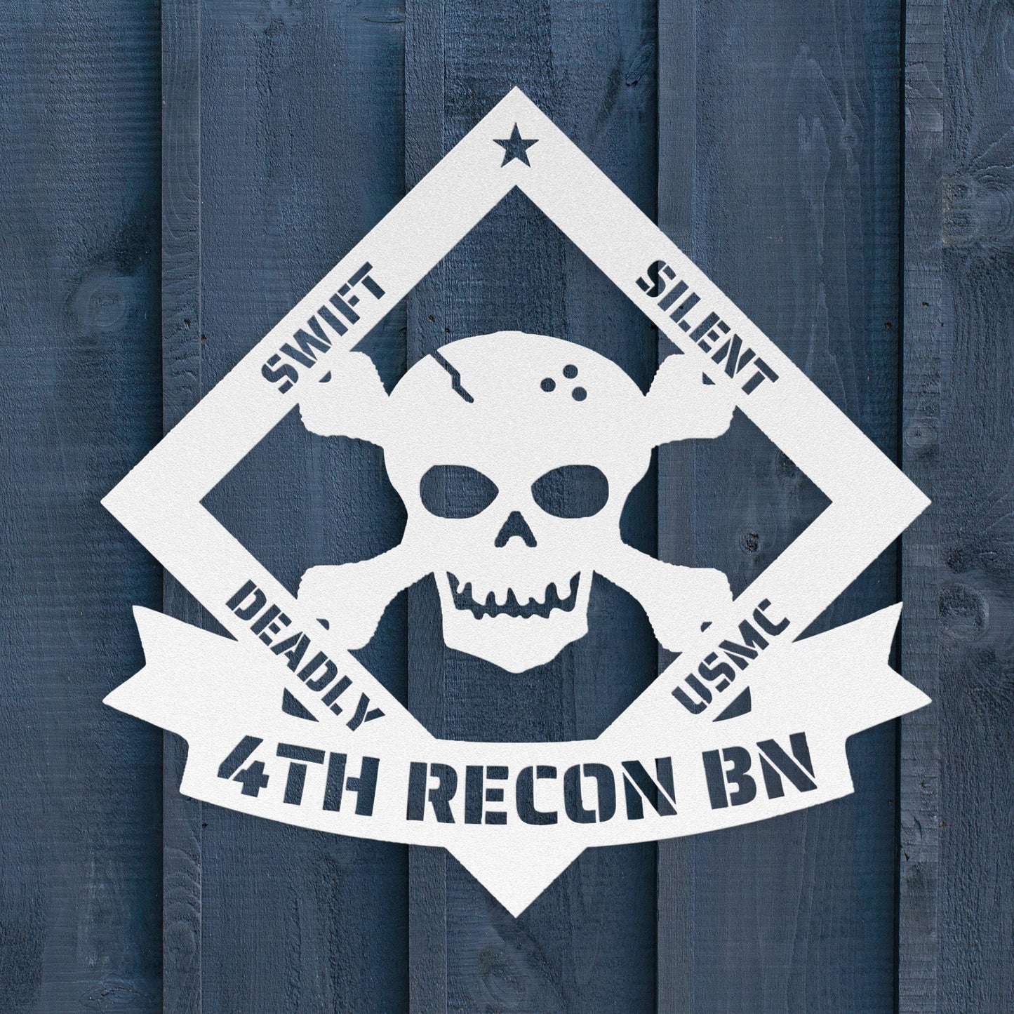 Swift - Silent - Deadly Custom Unit Metal Wall Sign - BullyBellyMetal Sign