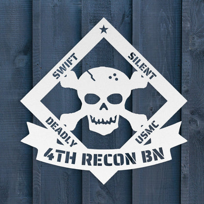 Swift - Silent - Deadly Custom Unit Metal Wall Sign - BullyBellyMetal Sign