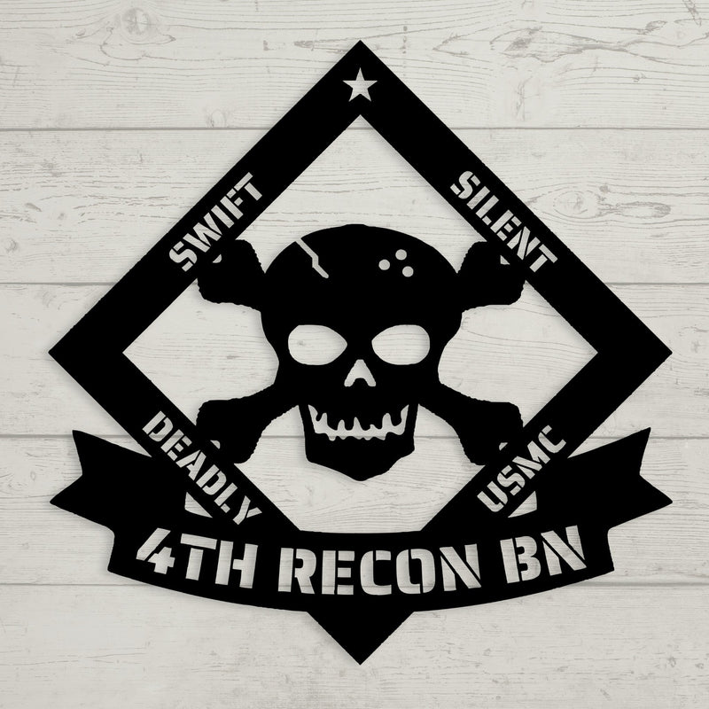 Swift - Silent - Deadly Custom Unit Metal Wall Sign - BullyBellyMetal Sign