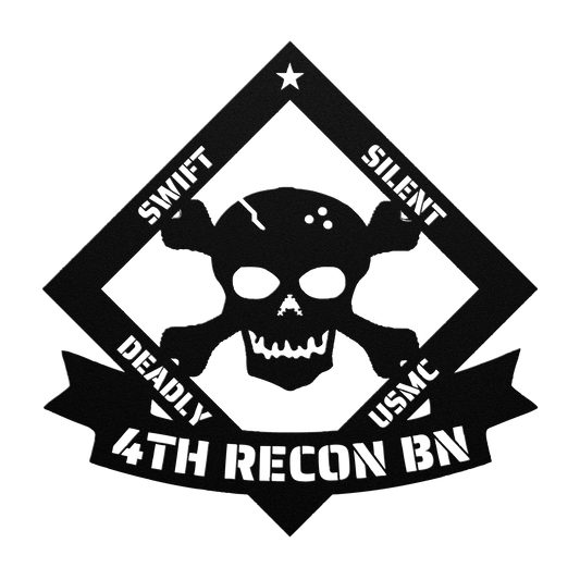 Swift - Silent - Deadly Custom Unit Metal Wall Sign - BullyBellyMetal Sign