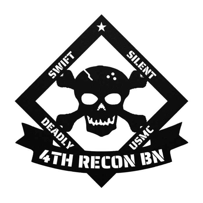 Swift - Silent - Deadly Custom Unit Metal Wall Sign - BullyBellyMetal Sign