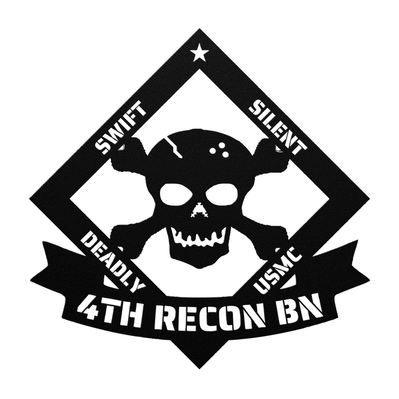 Swift - Silent - Deadly Custom Unit Metal Wall Sign - BullyBellyMetal Sign