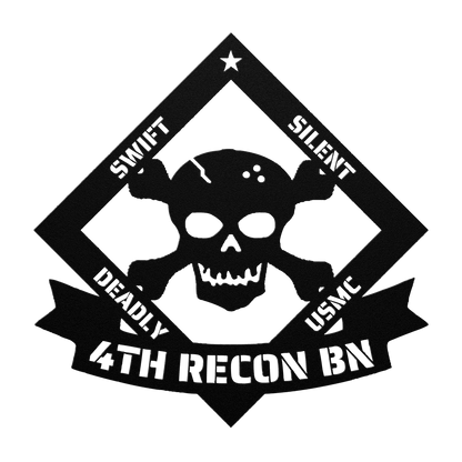 Swift - Silent - Deadly Metal Wall Sign - BullyBellyMetal Sign