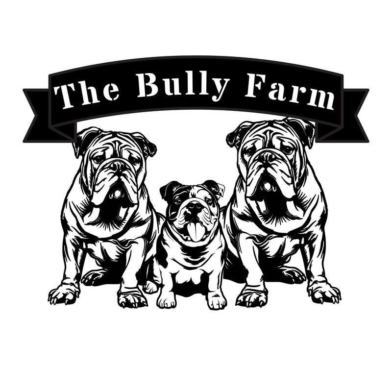 The Bully Farm Metal Wall Art - BullyBellyEnglish Bulldog - Custom