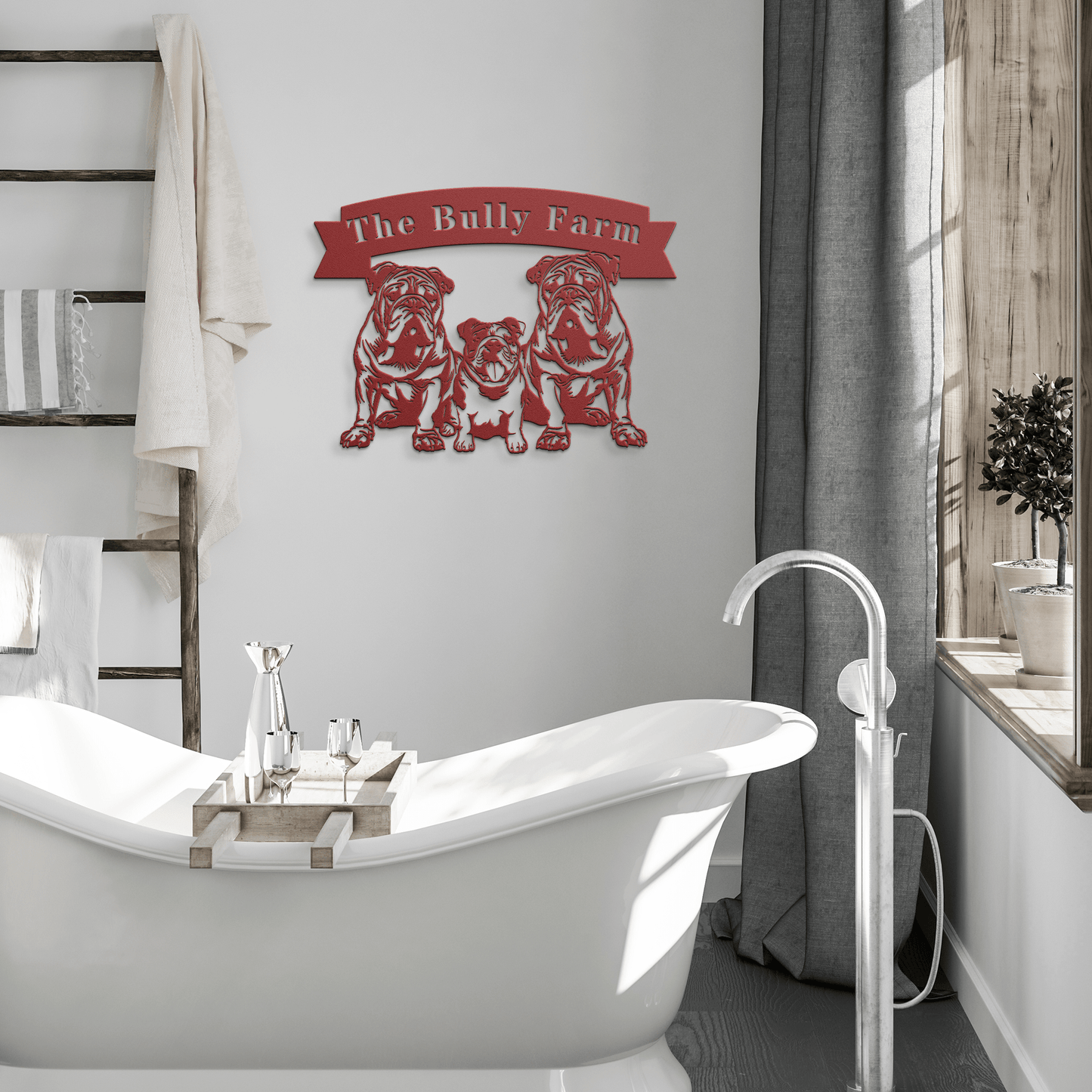The Bully Farm Metal Wall Art - BullyBellyMetal Sign