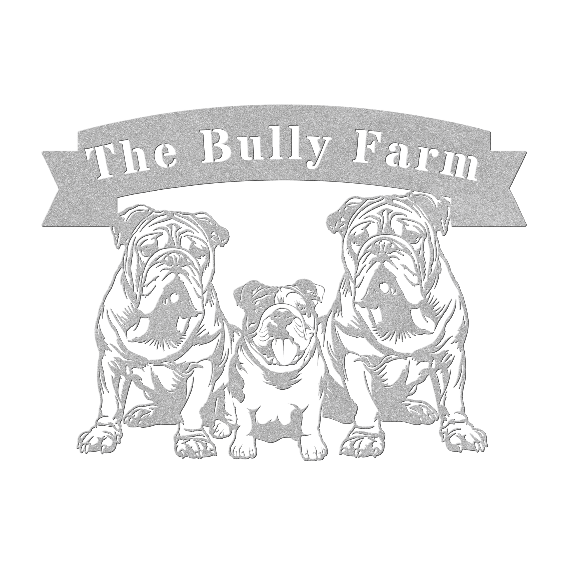 The Bully Farm Metal Wall Art - BullyBellyMetal Sign