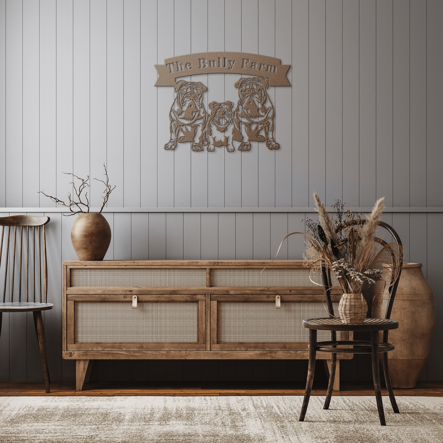 The Bully Farm Metal Wall Art - BullyBellyMetal Sign