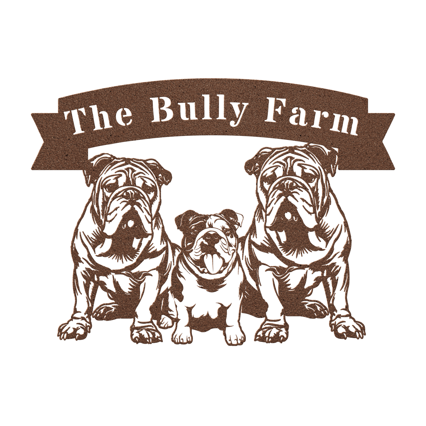 The Bully Farm Metal Wall Art - BullyBellyMetal Sign
