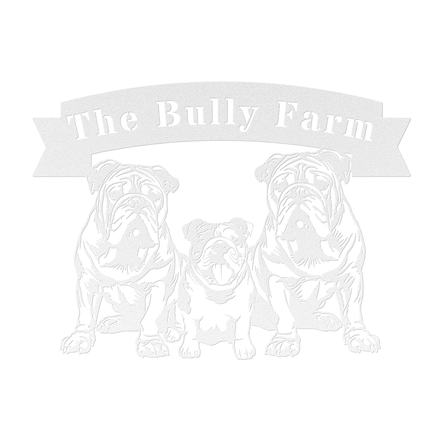 The Bully Farm Metal Wall Art - BullyBellyMetal Sign