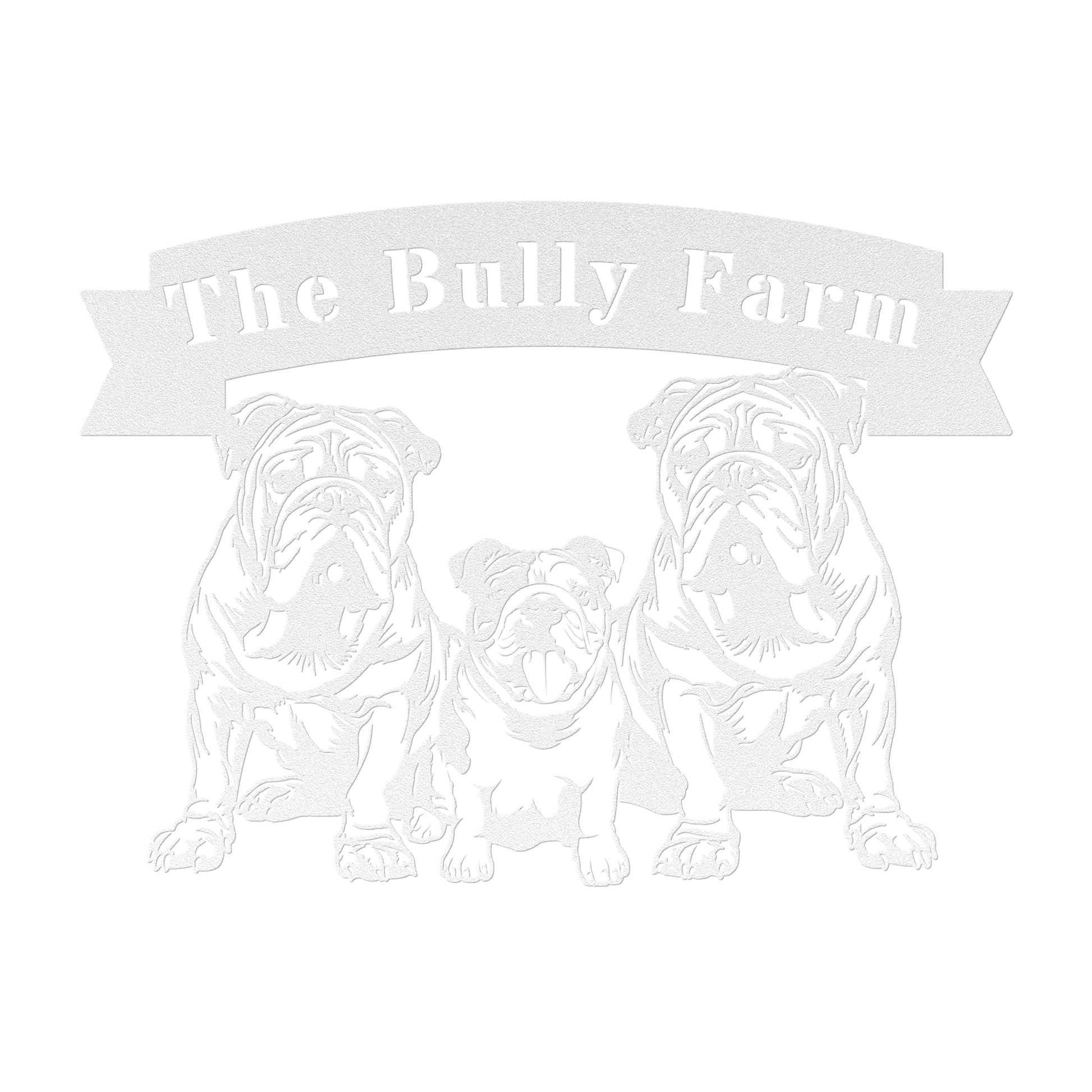 The Bully Farm Metal Wall Art - BullyBellyMetal Sign