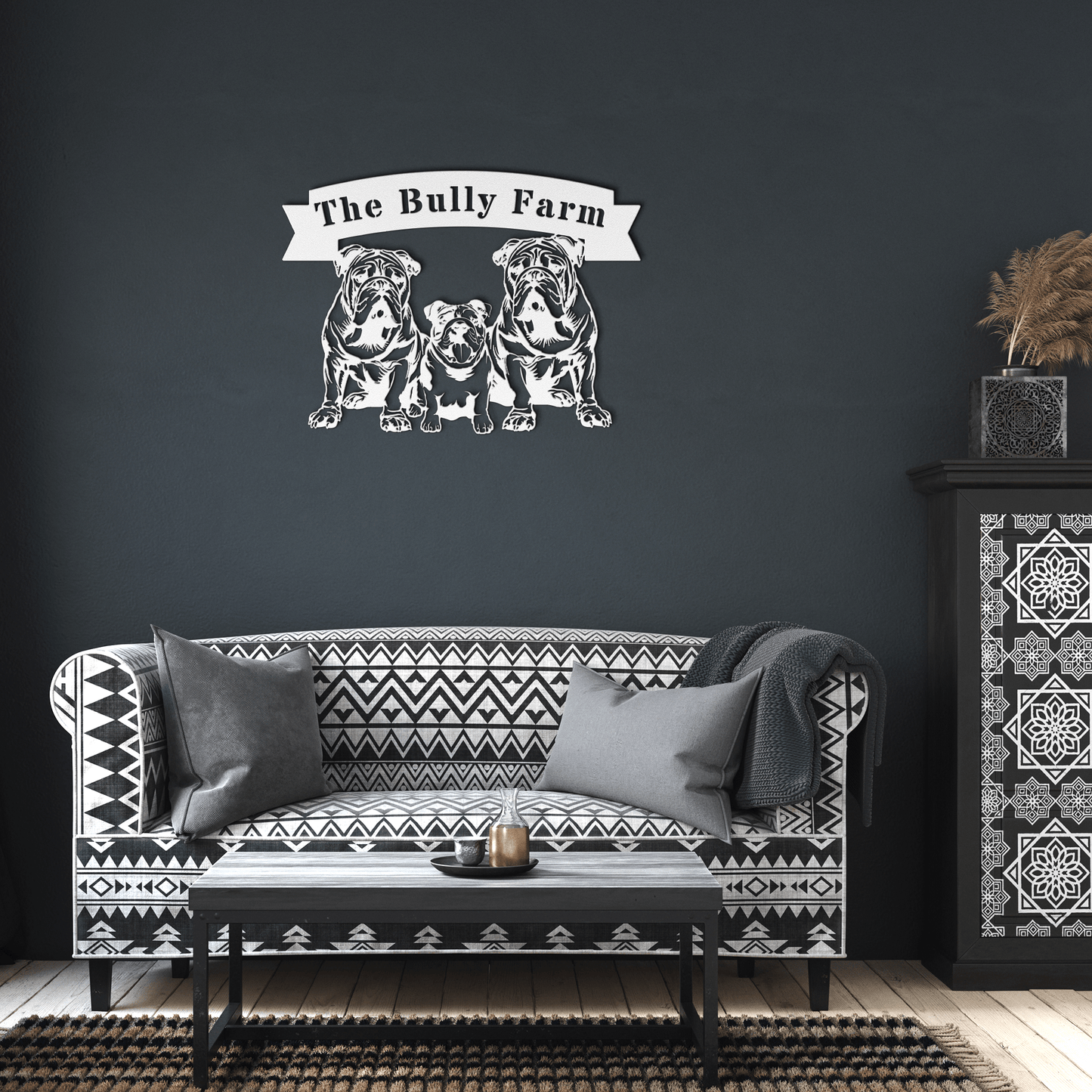 The Bully Farm Metal Wall Art - BullyBellyMetal Sign