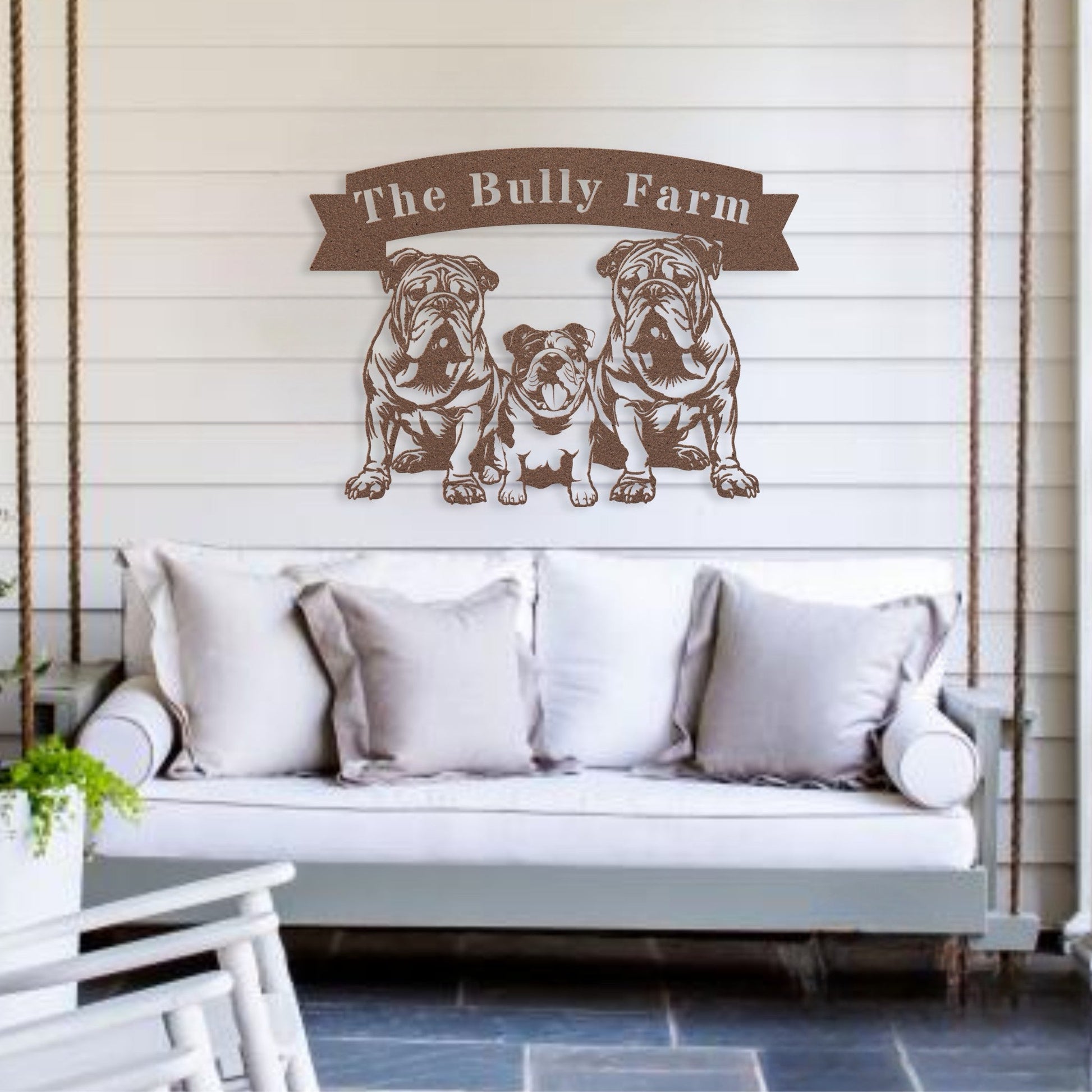 The Bully Farm Metal Wall Art - BullyBellyMetal Sign