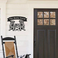 The Bully Farm Metal Wall Art - BullyBellyMetal Sign