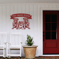 The Bully Farm Metal Wall Art - BullyBellyMetal Sign