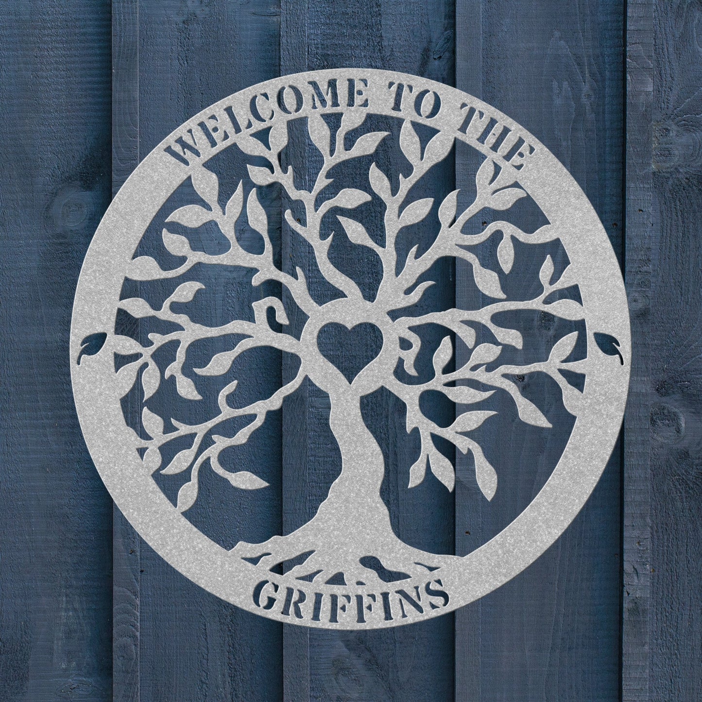 Tree of Life Welcome Metal Sign - BullyBellyMetal Sign