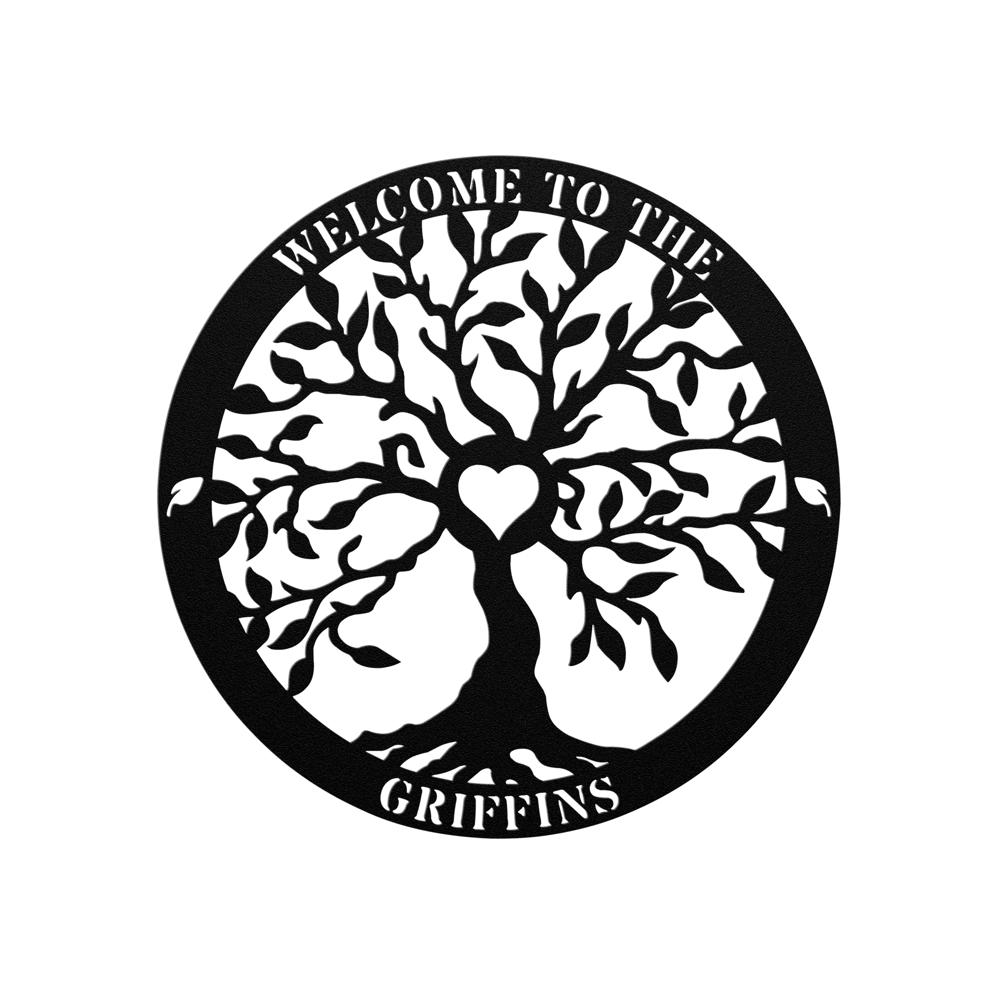 Tree of Life Welcome Metal Sign - BullyBellyMetal Sign