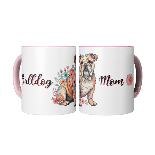 Two - Tone Coffee Mug for Bulldog Moms - BullyBellyCoffee Mugs