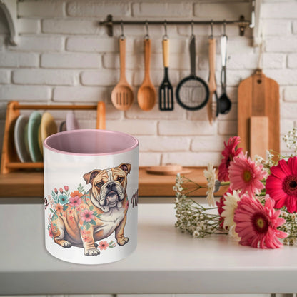 Two - Tone Coffee Mug for Bulldog Moms - BullyBellyCoffee Mugs