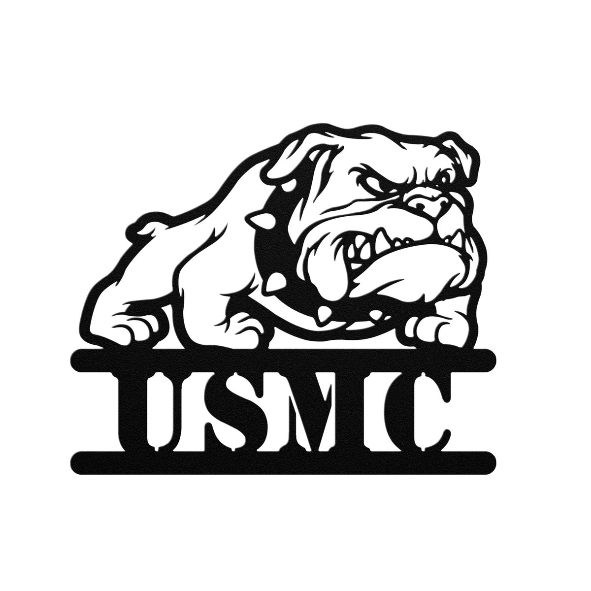 USMC Devil Dog Metal Sign - BullyBellyMarine Corps