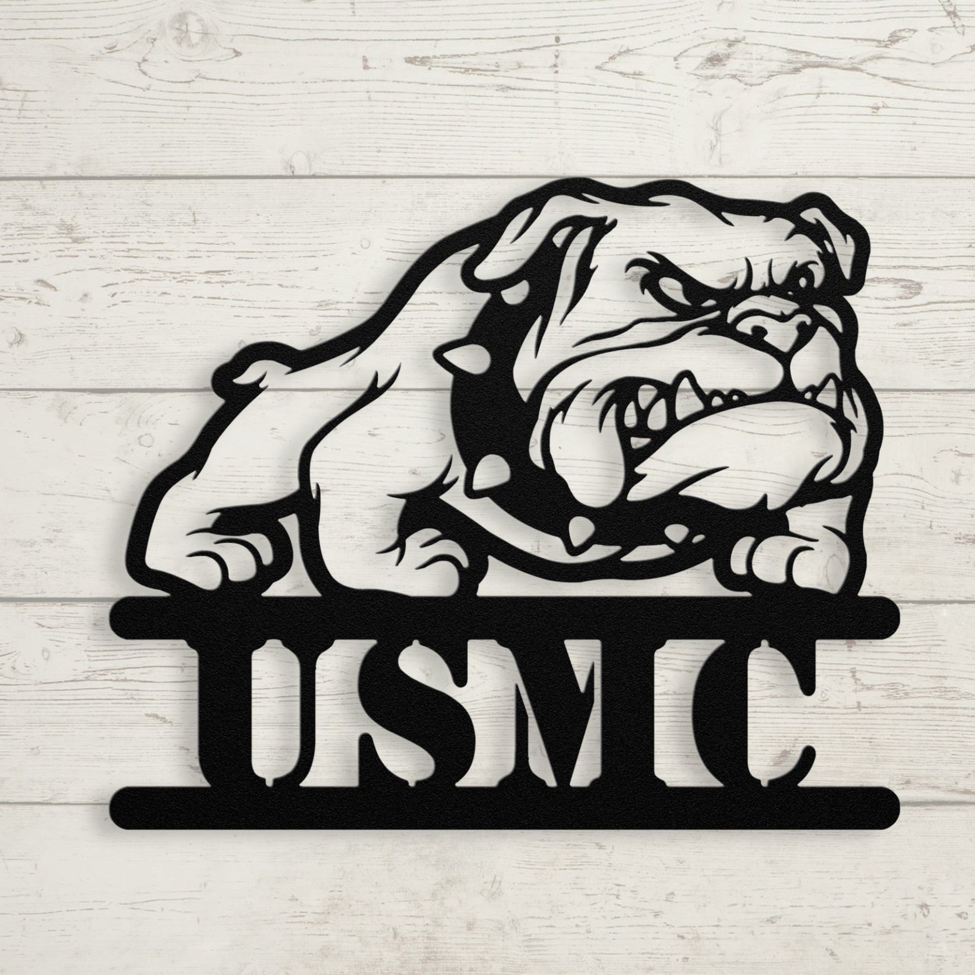 USMC Devil Dog Metal Sign - BullyBellyMetal Sign