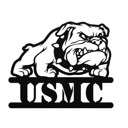 USMC Devil Dog Metal Sign - BullyBellyMetal Sign