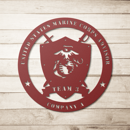 USMC MCAC - BullyBellyMetal Sign