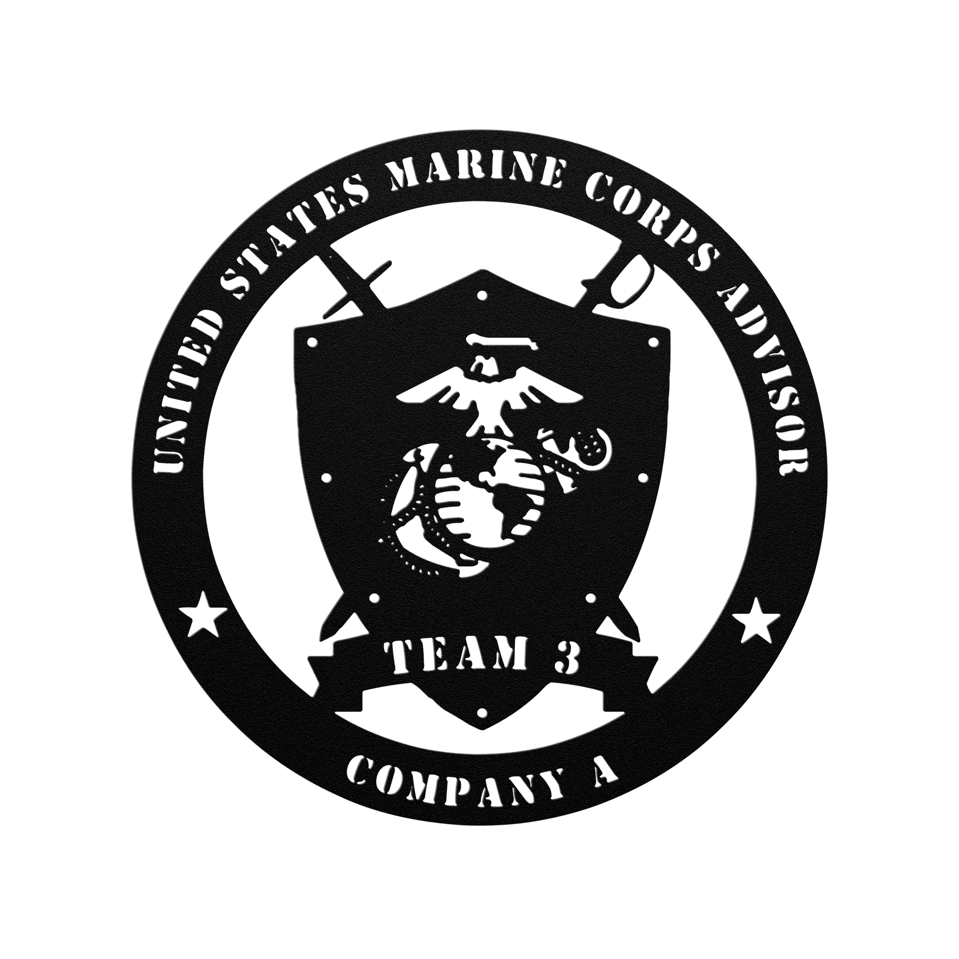 USMC MCAC - BullyBellyMetal Sign