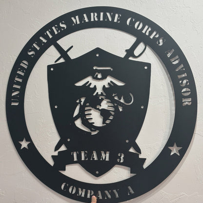 USMC MCAC - BullyBellyMetal Sign