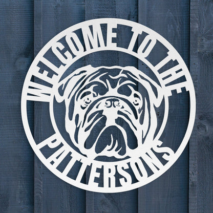 Welcome to Our Home Metal Wall Sign - BullyBellyMetal Sign