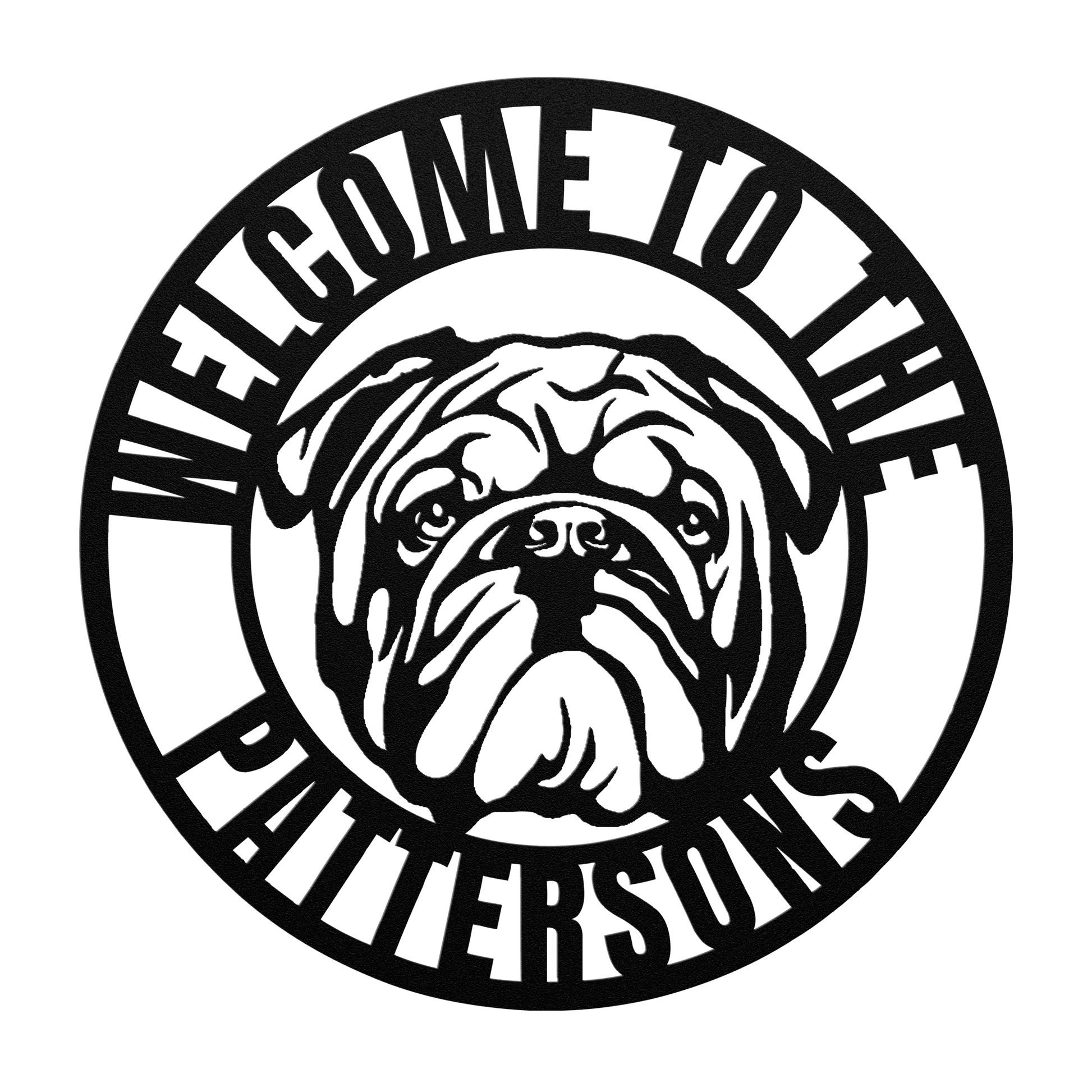 Welcome to Our Home Metal Wall Sign - BullyBellyMetal Sign