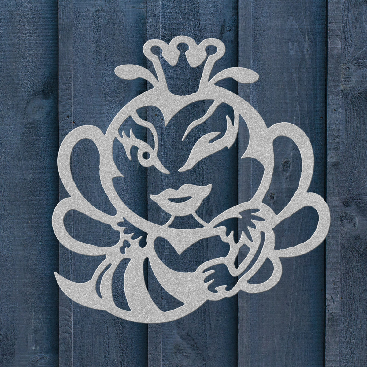 Winking Queen Bee Metal Sign - BullyBellyMetal Sign